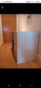 white desk