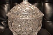 Stunning Vintage heavy Crystal Sweet/Cookie dish