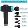 Percussion Massage Gun for Athletes - Handheld Deep Tissue Back Massager for Sore Muscle Pain Relief & Recovery - Portable Electric Body Massager Sports Drill - Rechargeable 6 Speeds Vibration Gift Image 7