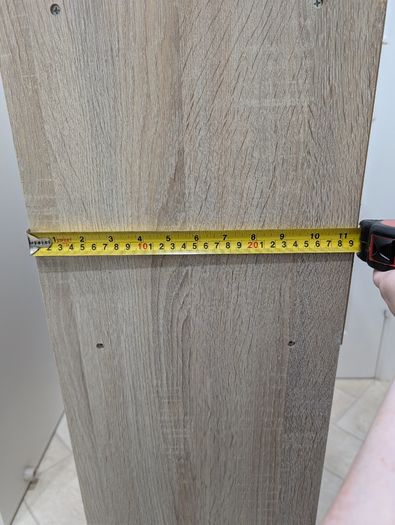 6-cube storage unit - light oak effect