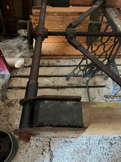 Rare antique Quilt table top stretcher.