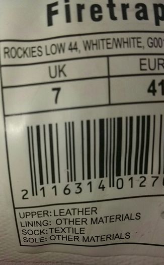 Firetrap Real Leather Trainers
