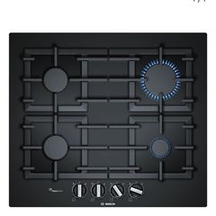 Bosch 4 zone Gas Hob and Turbo air extractor