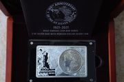 1921 - 2021 Morgan Silver Dollar 100th Anniversary Coin and Bar Set (Limited Edition 1,921)