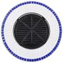 Mosaic Fire Pit Table Blue and White 68 cm Ceramic Image 9