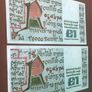 Two irish one pound punt notes Image 5