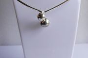 Vintage 1980s Sterling Silver 925 Bracelet and Collar Necklace 34,3g