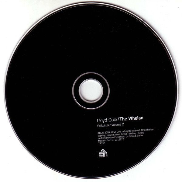 Lloyd Cole - The Whelan - Folksinger Volume 2 CD