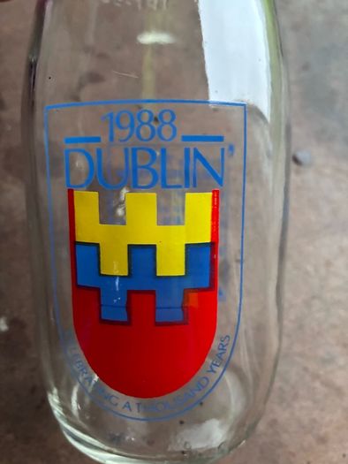 Dublin Millennium milk bottle