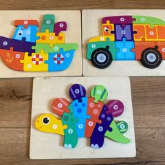 Childrens wooden puzzle