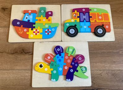 Childrens wooden puzzle