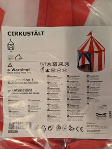 2 x IKEA Children's play tent