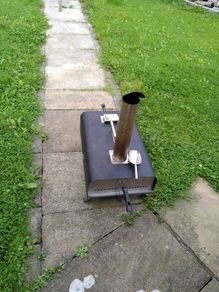 Wood fire pizza oven