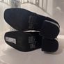 Black Leather Block Heel Boots Size 6 Image 6