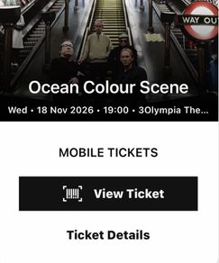 Ocean Colour Scene tickets (2)