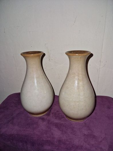 Matching pair of West German vases