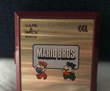 Rare vintage Mario bros game and watch 1983