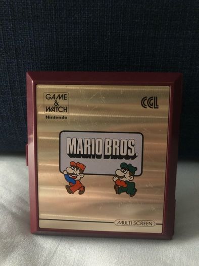 Rare vintage Mario bros game and watch 1983