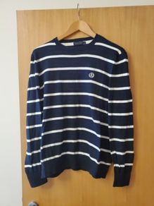 Navy and White Jumper, Postage Ireland