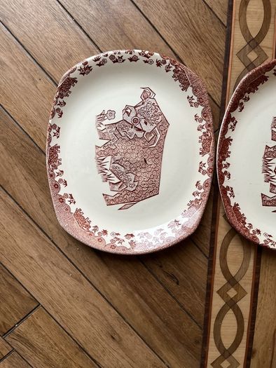 Vintage 1960"s Pair English Ironstone Pottery Beefeaters