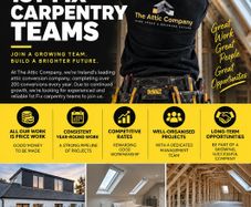 1st fix carpentry teams for Attic conversions