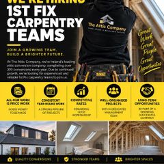 1st fix carpentry teams for Attic conversions