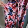 ASOS Design floral one shoulder puff sleeve jumpsuit with belt Sz 10UK - Rrp 100 (New) Image 6