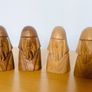 Mid Century hand carved beechwood chess set Image 4
