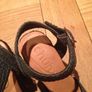 Brand New Black Schuh Wedge Sandals Size 4 Image 3