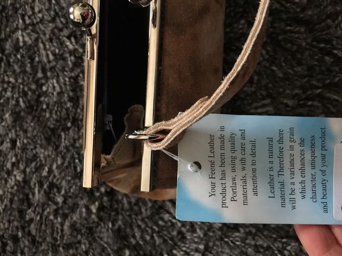 Brand New FENNE Real Leather Clutch