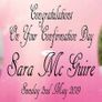 Confirmation Banner personalised with your photos Image 7