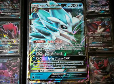 Alolan Sandslash GX ! Jumbo Oversized Card ! Promo from Sun & Moon Era ! 2020 ! Pokemon Card !