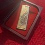 Vintage Japanese Lighter, Heavy gold tone, Original Presentation Case Image 3