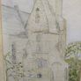 Watercolour St. Doulagh's Church, Fingal Image 2