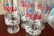 Coors pint glasses