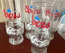Coors pint glasses