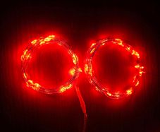 Halloween lights - orange