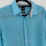 Hugo Boss regular fit linen shirt Image 3