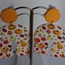 Autumnl Fever Leaf & Pumpkin Motif N Shape Clay Earrings Image 5