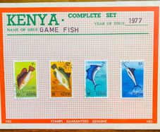 stamps: Kenya - 1977 - game fish