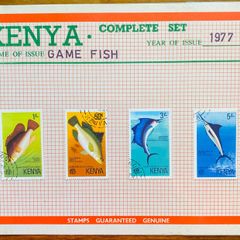 stamps: Kenya - 1977 - game fish