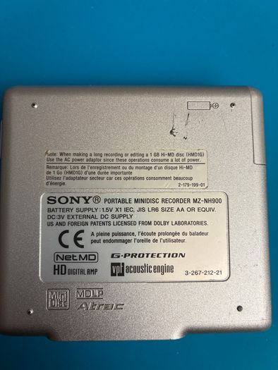 Sony MZ-NH900 Hi-MD MiniDisc Recorder - Fully Tested - Complete Bundle