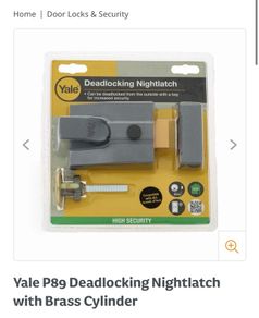 Yale Door Lock, Brand New