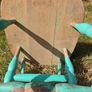 Antique Victorian solid wooden country kitchen chair Image 6