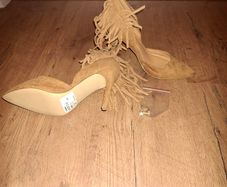 Stunjing brand NEW fringe stiletto shoes from Very, size 4