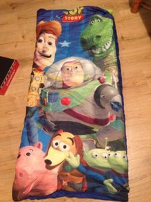 Toy story/Mickey mouse sleeping bags