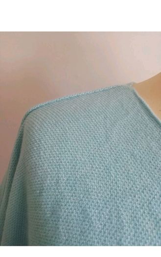 Carla Giannini Turquoise Aqua Knit Jumper Heart Star Ladies One Size NWT  CAN POST