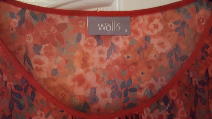 Wallis print top size S (10/12)