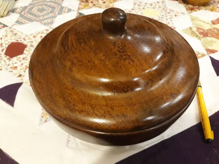 Carved Wooden Bowl