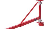 Electric Hoist Support Arm, 300 kg Max Load Capacity, Electric Hoist Holder Swing Arm with Pole, Steel Hoist Frame,
